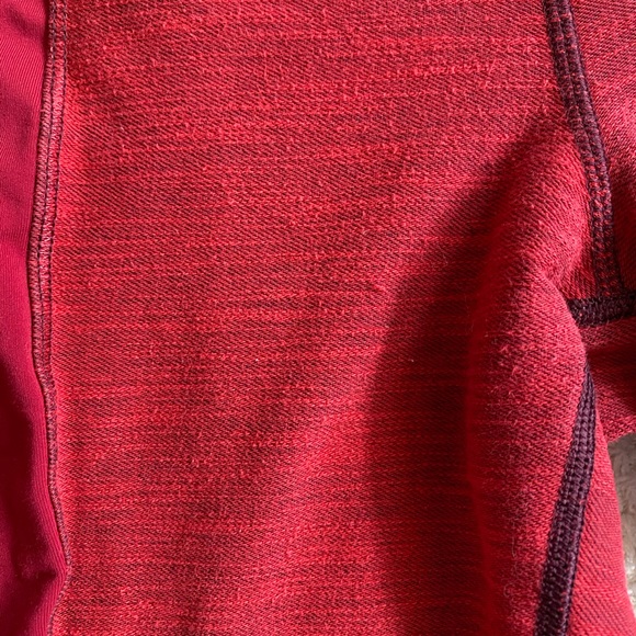 Lululemon Heather Red Full Length Leggings 4 - Picture 4 of 6